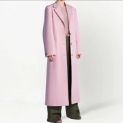 Notched-Lapel Longline Coat