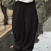 Side-Tie Wide-Leg Pants