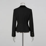 Button-Detail Blazer or Pants