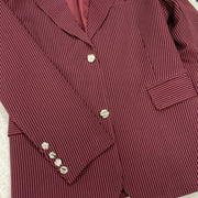 TWOTWINSTYLE Solid Spliced Button Two Piece Set Female Lapel Long Sleeve Jacket Loose Casual Women's Trousers Set Autumn Fashion