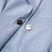 Gathered-Waist Tailored Blazer
