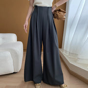 Pleated Wide-Leg Pants