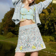 Floral Cardigan or Skirt