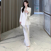 Embellished Blazer and Pants Set