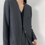 Collarless Blazer or Pants