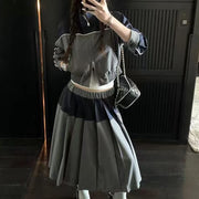 Colorblock Top or Pleated Skirt