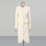 Fitted Jacket and Skirt Set