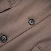 Draped-Neck Longline Blazer