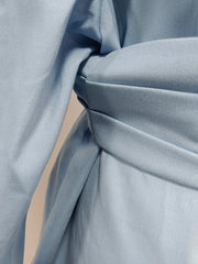 Draped-Waist Asymmetric Shirt