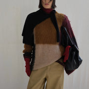 Colorblock Round-Neck Sweater