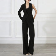 One-Sleeve Jacket and Pants Set