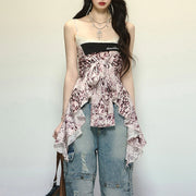 Animal-Print Tie-Front Camisole