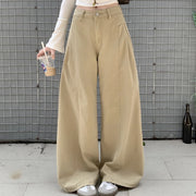 Pleated Wide-Leg Pants