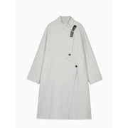 Stand-Collar Longline Coat