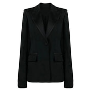 Split-Sleeve Tailored Blazer