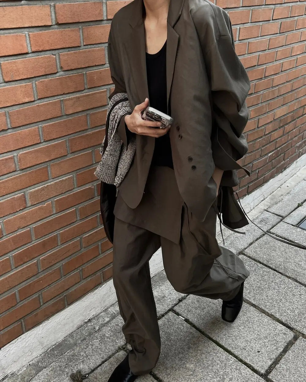 Relaxed Blazer and Pants Set
