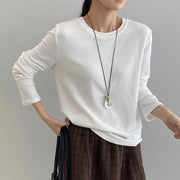 Round-Neck Long-Sleeve Top