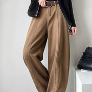 Seamed Wide-Leg Pants