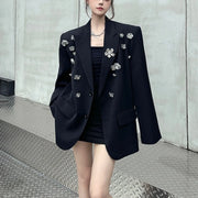 Floral Embellished Blazer