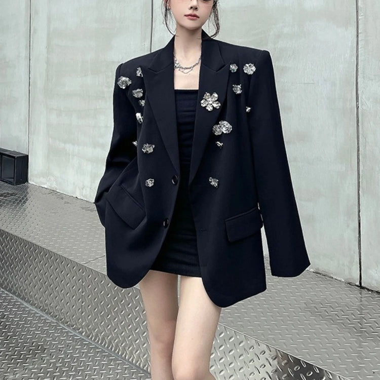 Floral Embellished Blazer