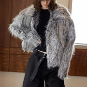 Shaggy Open-Front Jacket