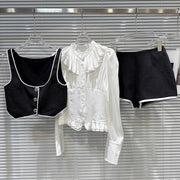 Ruffle Blouse or Shorts