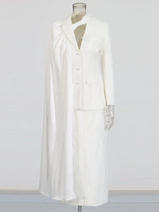 Tailored Blazer and Skirt Set