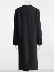 Double-Breasted Longline Coat