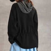 Stand-Collar Patch-Pocket Jacket