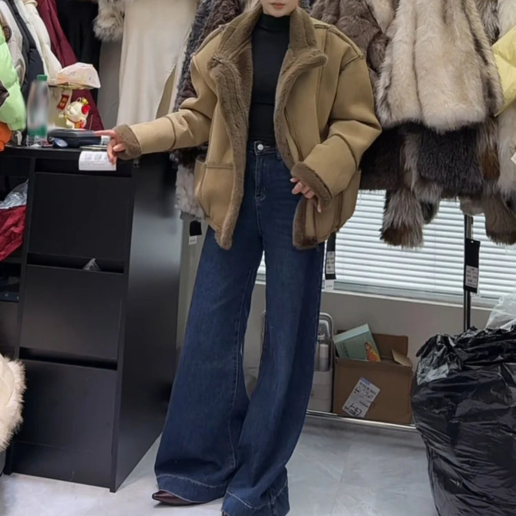 Relaxed Zip-Front Jacket