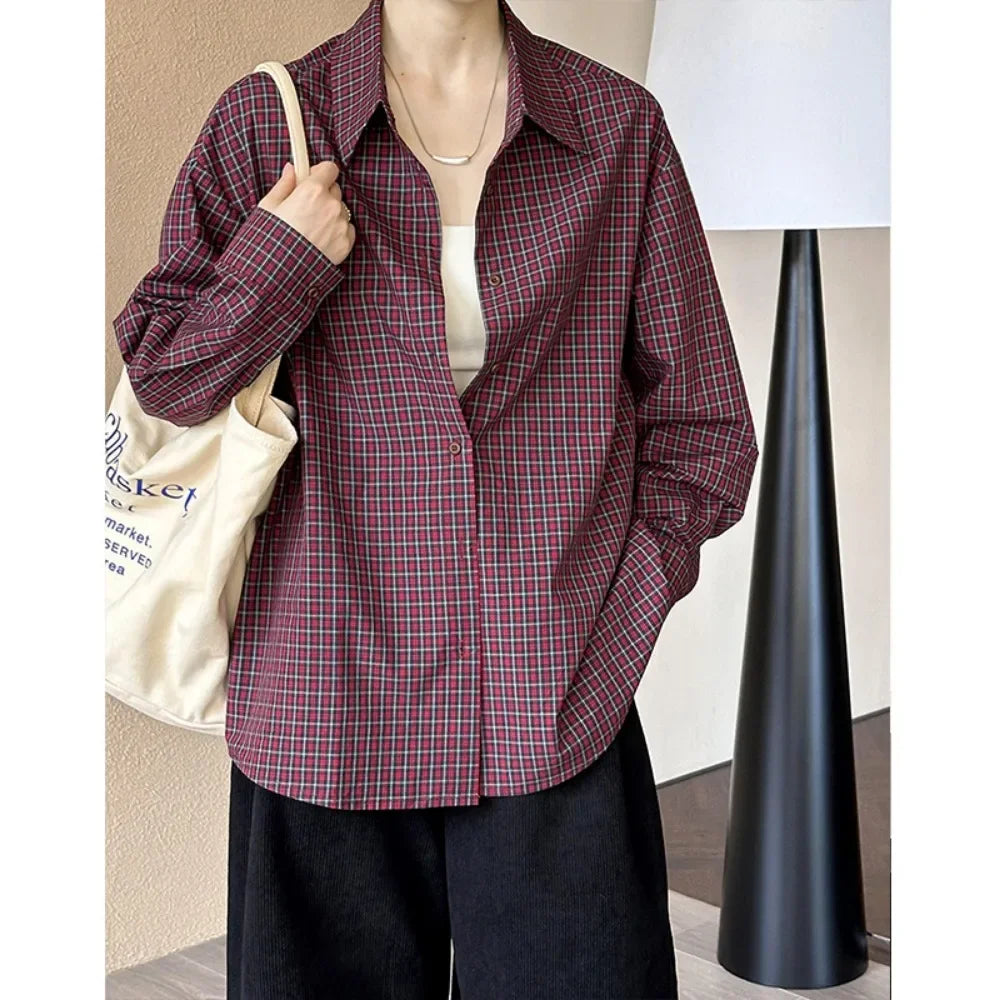 Checked Long-Sleeve Shirt