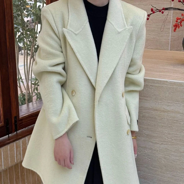 Fitted Double-Breasted Blazer