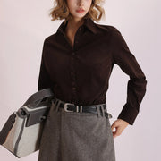 Fitted Long-Sleeve Button Shirt