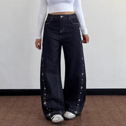Embellished Wide-Leg Pants