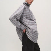Plaid Long-Sleeve Pullover Shirt