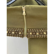 Embellished Halter Top and Skirt Set