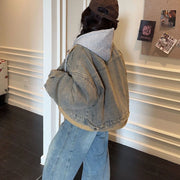 Contrast-Trim Cropped Jacket
