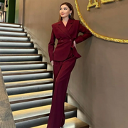 Fitted Blazer and Pants Set