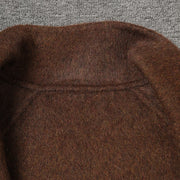 Stand-Collar Tie-Waist Jacket