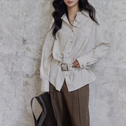 Striped Patch-Pocket Shirt