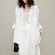 Relaxed Shirt or Wide-Leg Pants