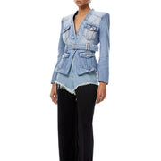 V-Neck Pocket Jacket