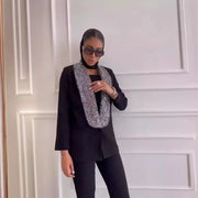 Embellished Shawl-Collar Blazer