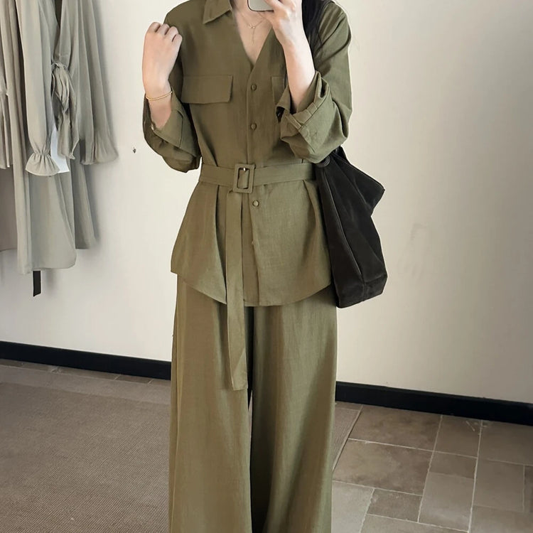 Utility Shirt and Pants Set
