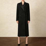 Double-Breasted Longline Coat
