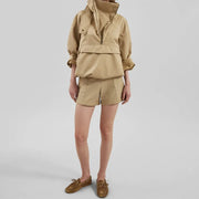 Stand-Collar Pocket Jacket