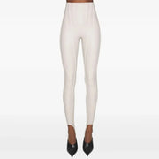 Pleated-Waist Slim-Fit Pants