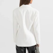 Asymmetric Colorblock Blazer