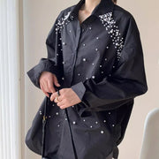 Embellished Button-Up Shirt