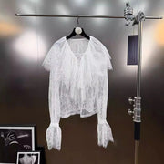 Ruffled Lace Blouse or Skirt